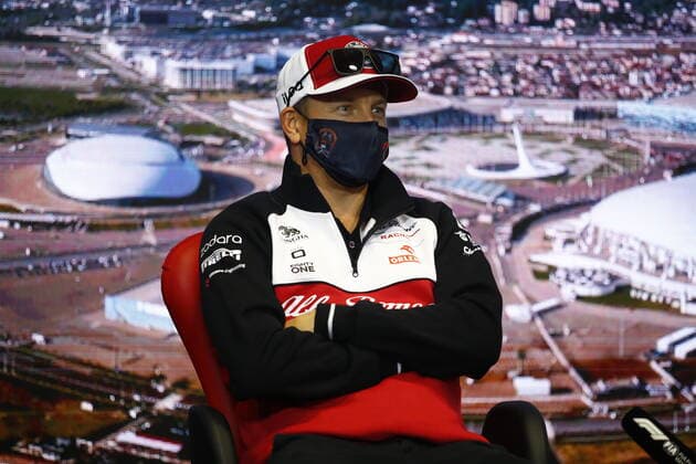 F1 Grand Prix of Russia 7 Kimi Raikkonen (FIN, Alfa Romeo Racing ORLEN), F1 Grand Prix of Russia at Sochi Autodrom on September 23, 2021 in Sochi, Russia. (Photo by Joao Filipe DPPI FIA Pool via HOCH ZWEI) Sochi Friuli - Dacia Arena stadium Russia Poolfoto HOCH ZWEI Pool Joao Filipe DPP ,EDITORIAL USE ONLY