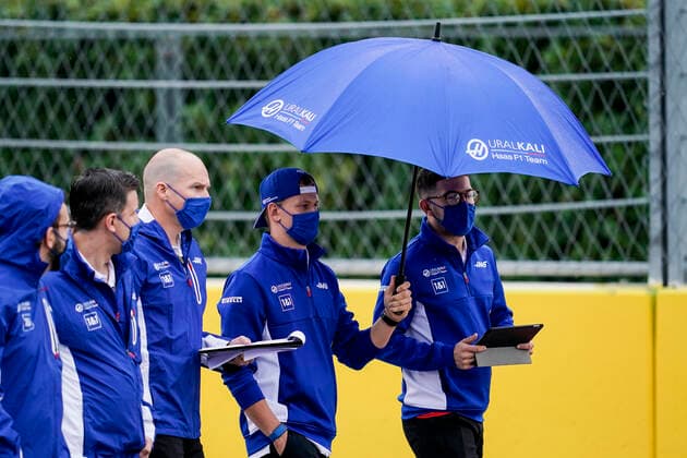 September 23, 2021, Sochi, Russia: MICK SCHUMACHER of Germany and Haas F1 Team is seen during preparations of the 2021 FIA Formula 1 Russian Grand Prix at Sochi Autodrom in Sochi, Russia. Sochi Russia - ZUMAg147 20210923_zap_g147_004 Copyright: xJamesxGasperottix
