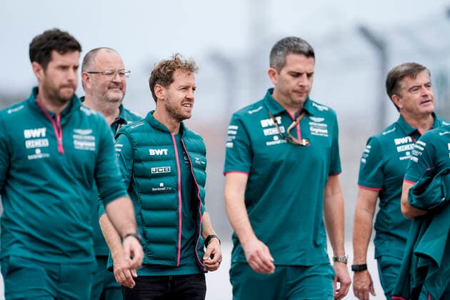 September 23, 2021, Sochi, Russia: SEBASTIAN VETTEL of Germany and Aston Martin F1 Team is seen during preparations of the 2021 FIA Formula 1 Russian Grand Prix at Sochi Autodrom in Sochi, Russia. Sochi Russia - ZUMAg147 20210923_zap_g147_022 Copyright: xJamesxGasperottix