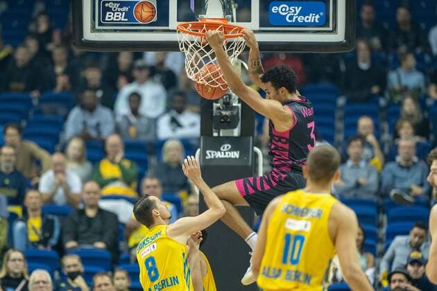 Basketball Berlin 23 09 2021 Season 2021 2022 1 Bundesliga easyCredit BBL Alba Berlin Telekom Baskets Bonn Tyson Ward Bonn, No 03