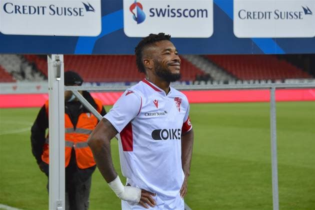 Sion, 23.09.2021, Football Credit Suisse Super League, FC Sion - FC Lucerne, Geoffroy Serey Die (FCS 26) (Frederic Dubuis Imago) FC SION - FC LUCERNE Imago