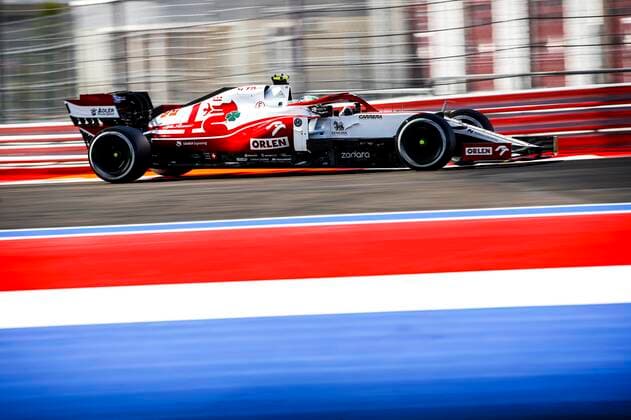 99 GIOVINAZZI Antonio (ita), Alfa Romeo Racing ORLEN C41, action during the Formula 1 VTB Russian Grand Prix 2021, 15th round of the 2021 FIA Formula One World Championship, WM, Weltmeisterschaft from September 24 to 26, 2021 on the Sochi Autodrom, in Sochi, Russia FORMULE 1 : Grand prix de Russie - Sotchi - 24 09 2021 DPPI Panoramic  _B2_3700