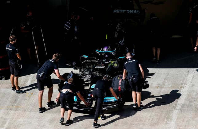 44 Lewis Hamilton GBR, Mercedes AMG Petronas F1 Team , F1 Grand Prix of Russia at Sochi Autodrom on September 24, 2021 in Sochi, Russia Photo by HOCH ZWEI Sochi Russia