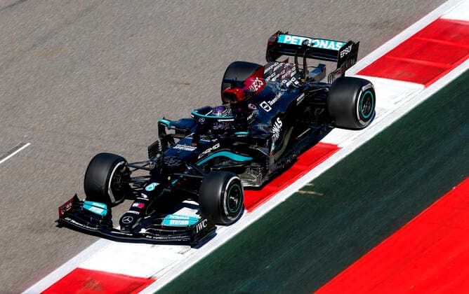 44 Lewis Hamilton GBR, Mercedes AMG Petronas F1 Team , F1 Grand Prix of Russia at Sochi Autodrom on September 24, 2021 in Sochi, Russia Photo by HOCH ZWEI Sochi Russia