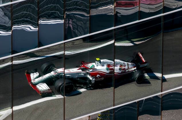 99 Antonio Giovinazzi ITA, Alfa Romeo Racing ORLEN , F1 Grand Prix of Russia at Sochi Autodrom on September 24, 2021 in Sochi, Russia Photo by HOCH ZWEI Sochi Russia