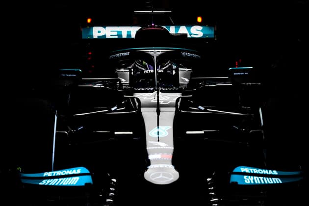 F1 Grand Prix of Russia 44 Lewis Hamilton (GBR, Mercedes-AMG Petronas F1 Team), F1 Grand Prix of Russia at Sochi Autodrom on September 24, 2021 in Sochi, Russia. (Photo by Steve Etherington for Mercedes-Benz Grand Prix Ltd. Daimler AG FIA Pool via HOCH ZWEI) Sochi Russia Poolfoto HOCH ZWEI Pool Daimler AG ,EDITORIAL USE ONLY