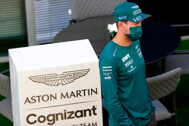 5 Sebastian Vettel GER, Aston Martin Cognizant F1 Team , F1 Grand Prix of Russia at Sochi Autodrom on September 24, 2021 in Sochi, Russia Photo by HOCH ZWEI Sochi Russia
