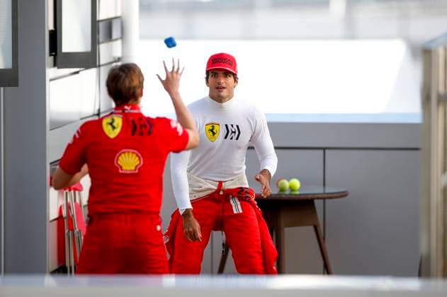 55 Carlos Sainz ESP, Scuderia Ferrari Mission Winnow , F1 Grand Prix of Russia at Sochi Autodrom on September 24, 2021 in Sochi, Russia Photo by HOCH ZWEI Sochi Russia