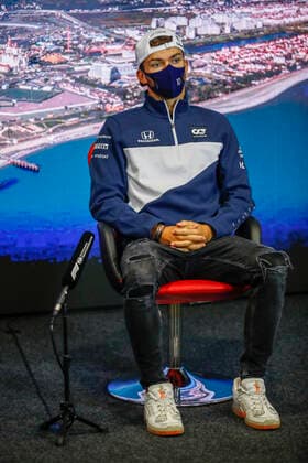 10 Pierre Gasly FRA, Scuderia AlphaTauri Honda , F1 Grand Prix of Russia at Sochi Autodrom on September 23, 2021 in Sochi, Russia Photo by HOCH ZWEI Sochi Russia
