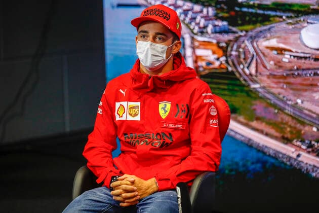 16 Charles Leclerc MON, Scuderia Ferrari Mission Winnow , F1 Grand Prix of Russia at Sochi Autodrom on September 23, 2021 in Sochi, Russia Photo by HOCH ZWEI Sochi Russia