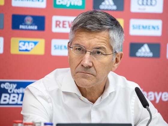 Herbert HAINER, FC Bayern Praesident Basketball, FC Bayern Basketball, press conference for the 2021 2022 season, on 23 9 2021 in Munich, A U D I D O M E, Germany Source Copyright Credit Oryk HAIST xx