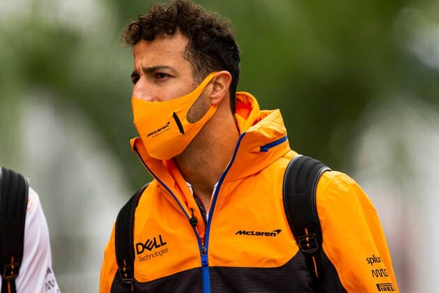 3 Daniel Ricciardo AUS, McLaren F1 Team , F1 Grand Prix of Russia at Sochi Autodrom on September 24, 2021 in Sochi, Russia Photo by HOCH ZWEI Sochi Russia
