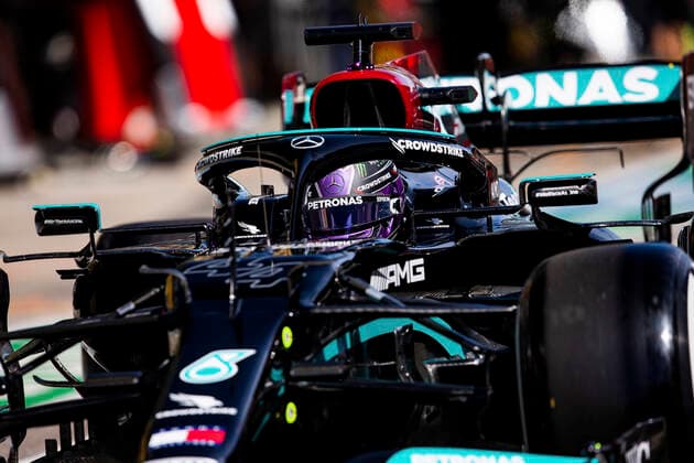 44 Lewis Hamilton GBR, Mercedes AMG Petronas F1 Team , F1 Grand Prix of Russia at Sochi Autodrom on September 24, 2021 in Sochi, Russia Photo by HOCH ZWEI Sochi Russia
