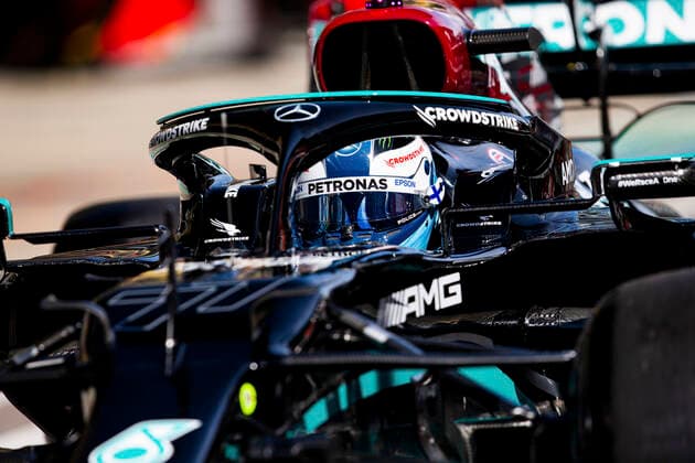 77 Valtteri Bottas FIN, Mercedes AMG Petronas F1 Team , F1 Grand Prix of Russia at Sochi Autodrom on September 24, 2021 in Sochi, Russia Photo by HOCH ZWEI Sochi Russia