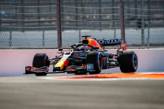 33 Max Verstappen NED, Red Bull Racing , F1 Grand Prix of Russia at Sochi Autodrom on September 24, 2021 in Sochi, Russia Photo by HOCH ZWEI Sochi Russia