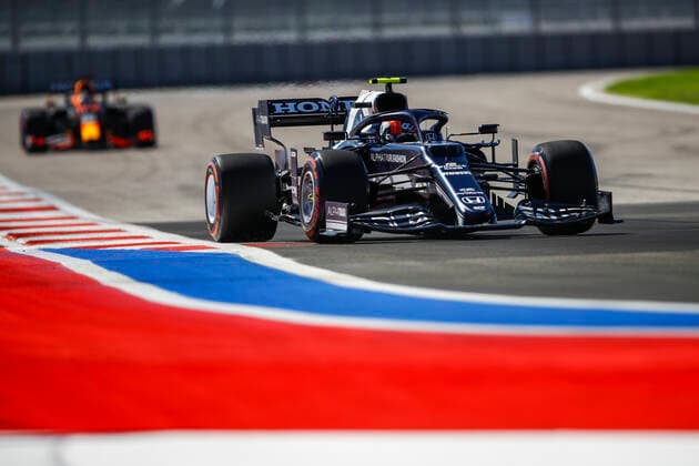 10 Pierre Gasly FRA, Scuderia AlphaTauri Honda , F1 Grand Prix of Russia at Sochi Autodrom on September 24, 2021 in Sochi, Russia Photo by HOCH ZWEI Sochi Russia