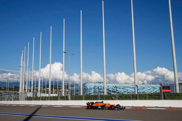 3 Daniel Ricciardo AUS, McLaren F1 Team , F1 Grand Prix of Russia at Sochi Autodrom on September 24, 2021 in Sochi, Russia Photo by HOCH ZWEI Sochi Russia