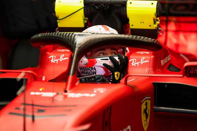 F1 Grand Prix of Russia 16 Charles Leclerc (MON, Scuderia Ferrari Mission Winnow), F1 Grand Prix of Russia at Sochi Autodrom on September 24, 2021 in Sochi, Russia. (Photo by COLOMBO IMAGES FIA Pool via HOCH ZWEI) Sochi Russia Poolfoto HOCH ZWEI Pool COLOMBO IMAGES ,EDITORIAL USE ONLY
