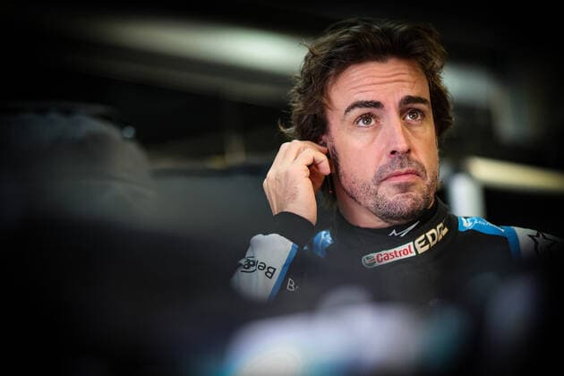 F1 Grand Prix of Russia 14 Fernando Alonso (ESP, Alpine F1 Team), F1 Grand Prix of Russia at Sochi Autodrom on September 24, 2021 in Sochi, Russia. (Photo by James Moy XPB Alpine F1 Team FIA Pool via HOCH ZWEI) Sochi Russia Poolfoto HOCH ZWEI Pool XPB James Moy ,EDITORIAL USE ONLY