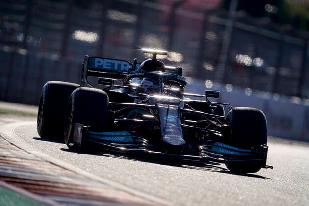 September 24, 2021, Sochi, Russia: VALTTERI BOTTAS of Finland and Mercedes-AMG F1 Team drives during practice of the 2021 FIA Formula 1 Russian Grand Prix at Sochi Autodrom in Sochi, Russia. Sochi Russia - ZUMAg147 20210924_zap_g147_007 Copyright: xJamesxGasperottix