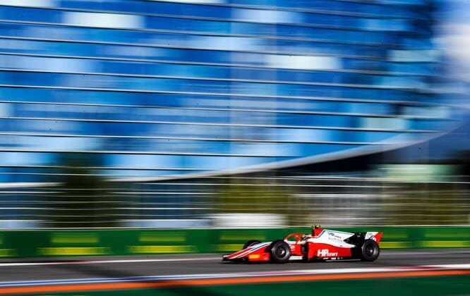 Sport Bilder des Tages 6658363 24.09.2021 PREMA s Oscar Piastri competes in the qualifying session of the 2021 Formula One Russian Grand Prix at the Sochi Autodrom in Sochi, Russia. Formula One Russian Grand Prix will be held in Sochi from 24 to 26 September. Vladimir Astapkovich Sputnik Russia Motor Formula 1 Qualification  a001035358aba441