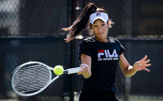 Mandatory Credit: Photo by Rob Prange Shutterstock (12464017h) Priscilla Hon of Australia during practice ahead of the 2021 Chicago Fall Tennis Classic WTA, Tennis Damen 500 tennis tournament 2021 Chicago Fall Tennis Classic Pre-Event - 24 Sep 2021 2021 Chicago Fall Tennis Classic Pre-Event - 24 Sep 2021  Copyright: xRobxPrange Shutterstockx 12464017h