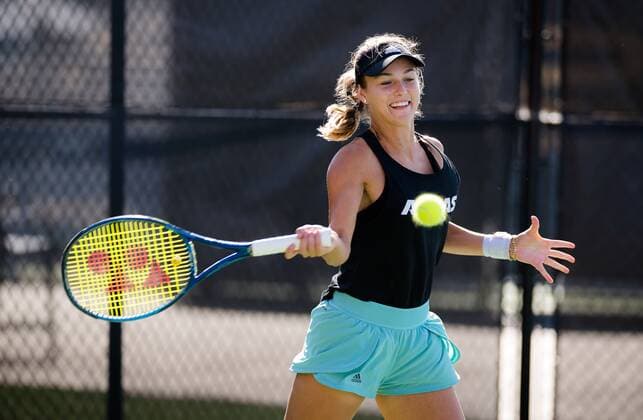 Tennis, WTA Tournament in Chicago, Training