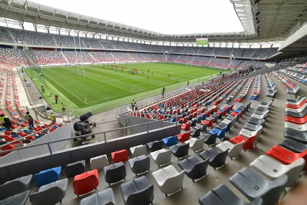The stadium Steaua Ghencea from Bucharest hosts the rugby match between CSM Cluj and Steaua Bucuresti, counting for Superliga, Friday 24 September 2021 Bucharest Copyright: xRazvanxPasarica SPORTxPICTURESx