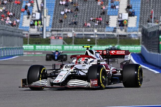99 GIOVINAZZI Antonio (ita), Alfa Romeo Racing ORLEN C41, action during the Formula 1 VTB Russian Grand Prix 2021, 15th round of the 2021 FIA Formula One World Championship, WM, Weltmeisterschaft from September 24 to 26, 2021 on the Sochi Autodrom, in Sochi, Russia - Photo DPPI FORMULE 1 : Grand prix de Russie - Sotchi - 25 09 2021 DPPI PANORAMIC  00121031_24-09-21-RUS-2072-PVE