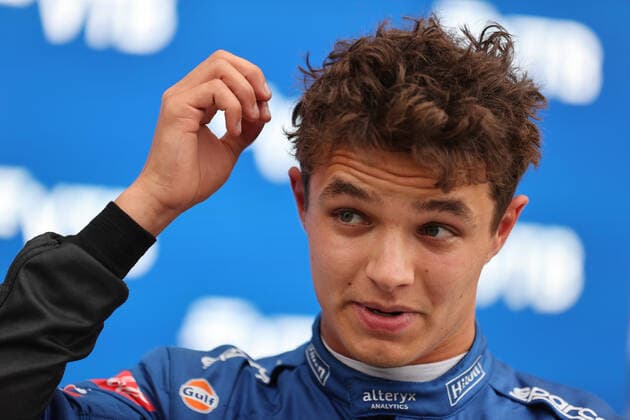 F1 Grand Prix of Russia 4 Lando Norris (GBR, McLaren F1 Team), F1 Grand Prix of Russia at Sochi Autodrom on September 25, 2021 in Sochi, Russia. (Photo by xpbimages.com XPB Images FIA Pool via HOCH ZWEI) Sochi Russia Poolfoto HOCH ZWEI Pool XPB Images ,EDITORIAL USE ONLY