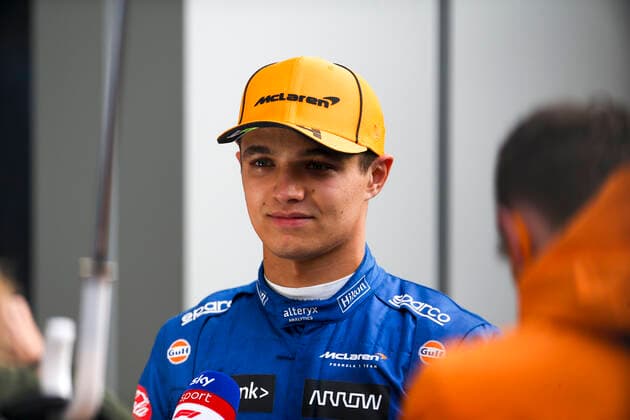 4 Lando Norris GBR, McLaren F1 Team , F1 Grand Prix of Russia at Sochi Autodrom on September 25, 2021 in Sochi, Russia Photo by HOCH ZWEI Sochi Russia