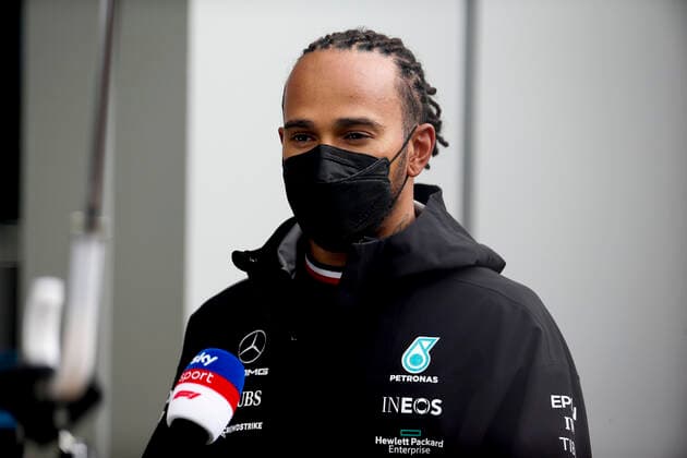 44 Lewis Hamilton GBR, Mercedes AMG Petronas F1 Team , F1 Grand Prix of Russia at Sochi Autodrom on September 25, 2021 in Sochi, Russia Photo by HOCH ZWEI Sochi Russia