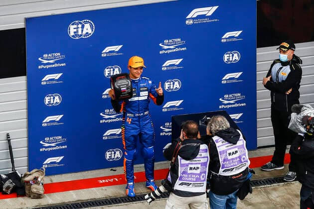 4 Lando Norris GBR, McLaren F1 Team , F1 Grand Prix of Russia at Sochi Autodrom on September 25, 2021 in Sochi, Russia Photo by HOCH ZWEI Sochi Russia
