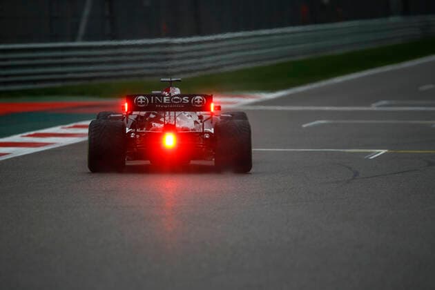 44 Lewis Hamilton GBR, Mercedes AMG Petronas F1 Team , F1 Grand Prix of Russia at Sochi Autodrom on September 25, 2021 in Sochi, Russia Photo by HOCH ZWEI Sochi Russia