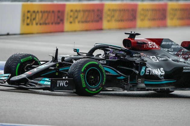 44 Lewis Hamilton GBR, Mercedes AMG Petronas F1 Team , F1 Grand Prix of Russia at Sochi Autodrom on September 25, 2021 in Sochi, Russia Photo by HOCH ZWEI Sochi Russia