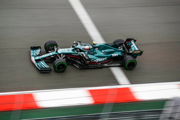 5 Sebastian Vettel GER, Aston Martin Cognizant F1 Team , F1 Grand Prix of Russia at Sochi Autodrom on September 25, 2021 in Sochi, Russia Photo by HOCH ZWEI Sochi Russia
