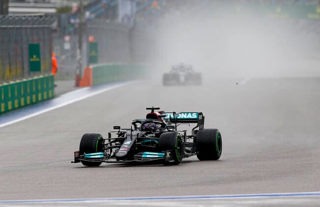 44 Lewis Hamilton GBR, Mercedes AMG Petronas F1 Team , F1 Grand Prix of Russia at Sochi Autodrom on September 25, 2021 in Sochi, Russia Photo by HOCH ZWEI Sochi Russia