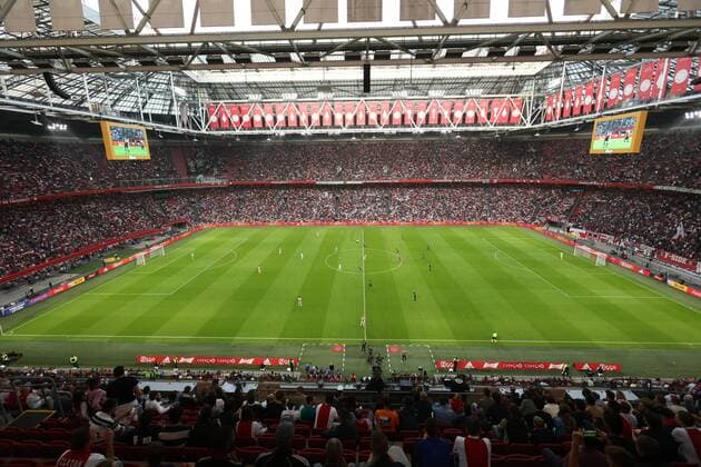 AMSTERDAM, 25-09-2021 , Johan Cruijff ArenA, football, Dutch Eredivisie, season 2021 2022 , between Ajax and FC Groningen , Johan Cruyff Arena Ajax - Groningen  x13630255x Copyright: