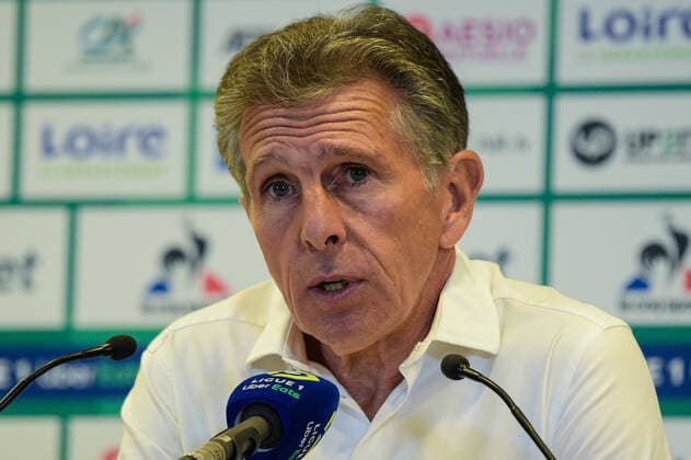 Puel Claude ( entraineur Saint Etienne ) - FOOTBALL : Saint Etienne vs Nice - Ligue 1 - Saint Etienne - 25 09 2021 FedericoPestellini Panoramic 
