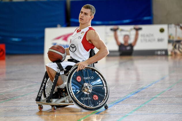 1 Wheelchair Basketball Bundesliga, RBC Koeln99ers vs ING Skyweehlers, 25 09 2021 Alexander Keiser RBC Koeln99ers 19 , 1 Wheelchair Basketball Bundesliga, RBC Koeln99ers vs ING Skyweehlers on 25 09 2021 at Sporthalle Bergischer Ring, Koeln Nordrhein Westfalen Copyright: xBEAUTIFULxSPORTS Mueller-Laschetx