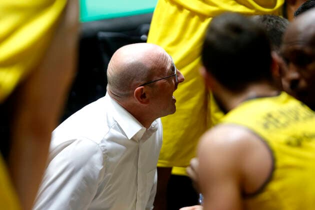 25 09 2021, easyCredit Basketball Bundesliga, BBL, season 2021 2022, men, Chemnitz Niners EWE Baskets Oldenburg Mladen Drijencic Headcoach , EWE Baskets Oldenburg Chemnitz Messe Chemnitz Sachsen Germany