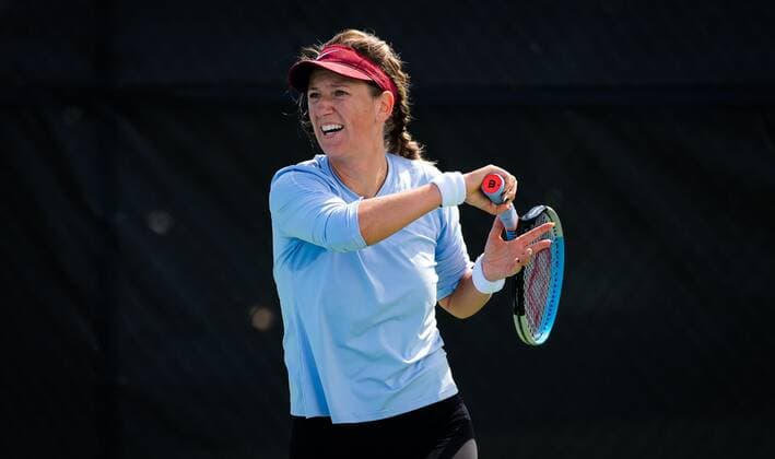 Mandatory Credit: Photo by Rob Prange Shutterstock (12465444bp) Victoria Azarenka of Belarus during practice ahead of the 2021 Chicago Fall Tennis Classic WTA, Tennis Damen 500 tennis tournament Chicago Fall Tennis Classic 2021, Tennis, Chicago, USA - 25 Sep 2021 Chicago Fall Tennis Classic 2021, Tennis, Chicago, USA - 25 Sep 2021  Copyright: xRobxPrange Shutterstockx 12465444bp