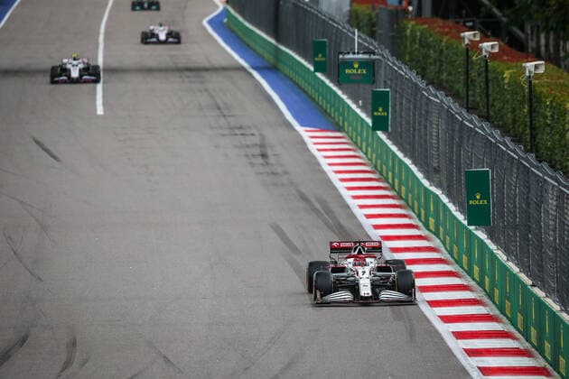 07 RAIKKONEN Kimi (fin), Alfa Romeo Racing ORLEN C41, action during the Formula 1 VTB Russian Grand Prix 2021, 15th round of the 2021 FIA Formula One World Championship, WM, Weltmeisterschaft from September 24 to 26, 2021 on the Sochi Autodrom, in Sochi, Russia - Photo Joao Filipe DPPI FORMULE 1 : Grand prix de Russie - Sotchi - 26 09 2021 DPPI PANORAMIC  JFBE9145