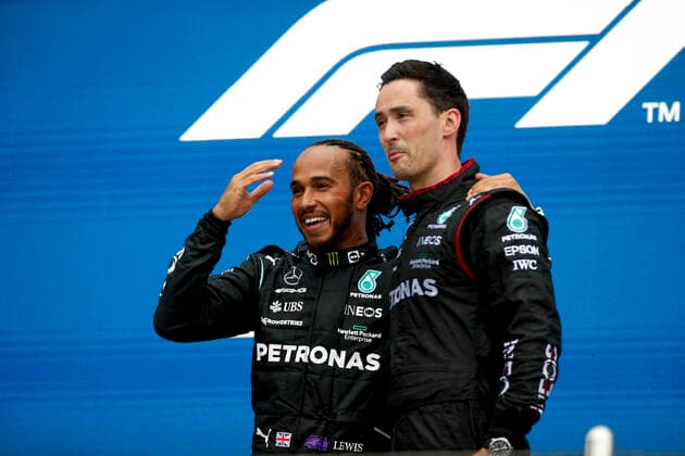 44 Lewis Hamilton GBR, Mercedes AMG Petronas F1 Team , F1 Grand Prix of Russia at Sochi Autodrom on September 26, 2021 in Sochi, Russia Photo by HOCH ZWEI Sochi Russia