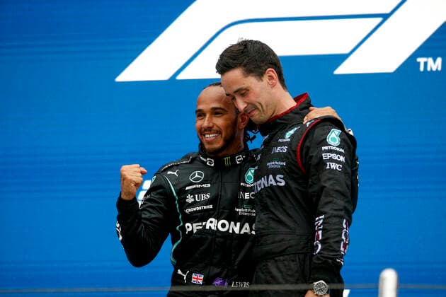 44 Lewis Hamilton GBR, Mercedes AMG Petronas F1 Team , F1 Grand Prix of Russia at Sochi Autodrom on September 26, 2021 in Sochi, Russia Photo by HOCH ZWEI Sochi Russia