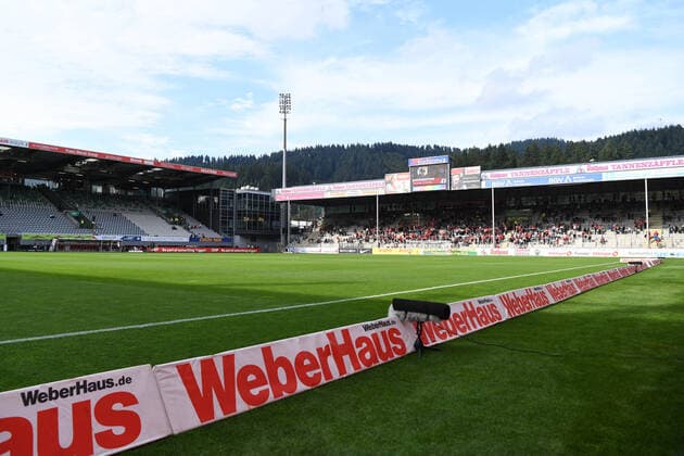 Football 1 Bundesliga 6 Spieltag SC Freiburg FC Augsburg am 26 09 2021 im Dreisamstadion Stadion in Freiburg Innenansicht Panorama Innen Dreisamstadion Freiburg DFL regulations prohibit any use of photographs as image sequences and or quasi video xHDx