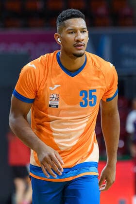 Karim Jallow ratiopharm Ulm, 35 at warmup FC Bayern Muenchen vs ratiopharm Ulm, basketball, BBL, 1 matchday, 2021 2022 season, 26 09 2021 FC Bayern Muenchen vs ratiopharm Ulm, basketball, BBL, 1 matchday, 2021 2022 season, 26 09 2021 Muenchen Copyright: xEibnerxPressefotox xHeikexFeinerx EP_HFR