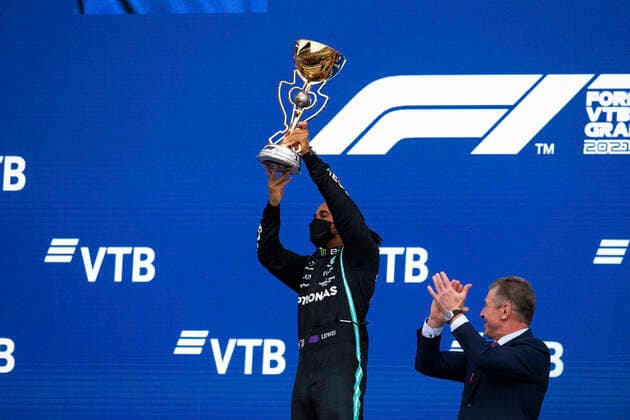 44 Lewis Hamilton GBR, Mercedes AMG Petronas F1 Team , F1 Grand Prix of Russia at Sochi Autodrom on September 26, 2021 in Sochi, Russia Photo by HOCH ZWEI Sochi Russia