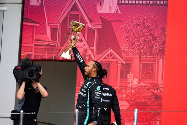 44 Lewis Hamilton GBR, Mercedes AMG Petronas F1 Team , F1 Grand Prix of Russia at Sochi Autodrom on September 26, 2021 in Sochi, Russia Photo by HOCH ZWEI Sochi Russia