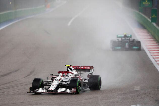 99 Antonio Giovinazzi ITA, Alfa Romeo Racing ORLEN , F1 Grand Prix of Russia at Sochi Autodrom on September 26, 2021 in Sochi, Russia Photo by HOCH ZWEI Sochi Russia